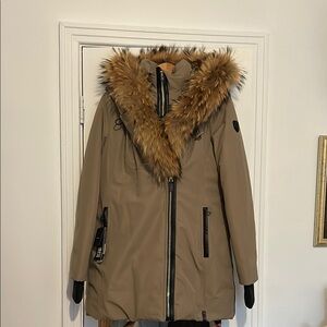 Rudsak Tan Parka with Fur Trim